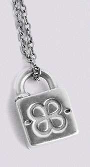 Padlock necklace